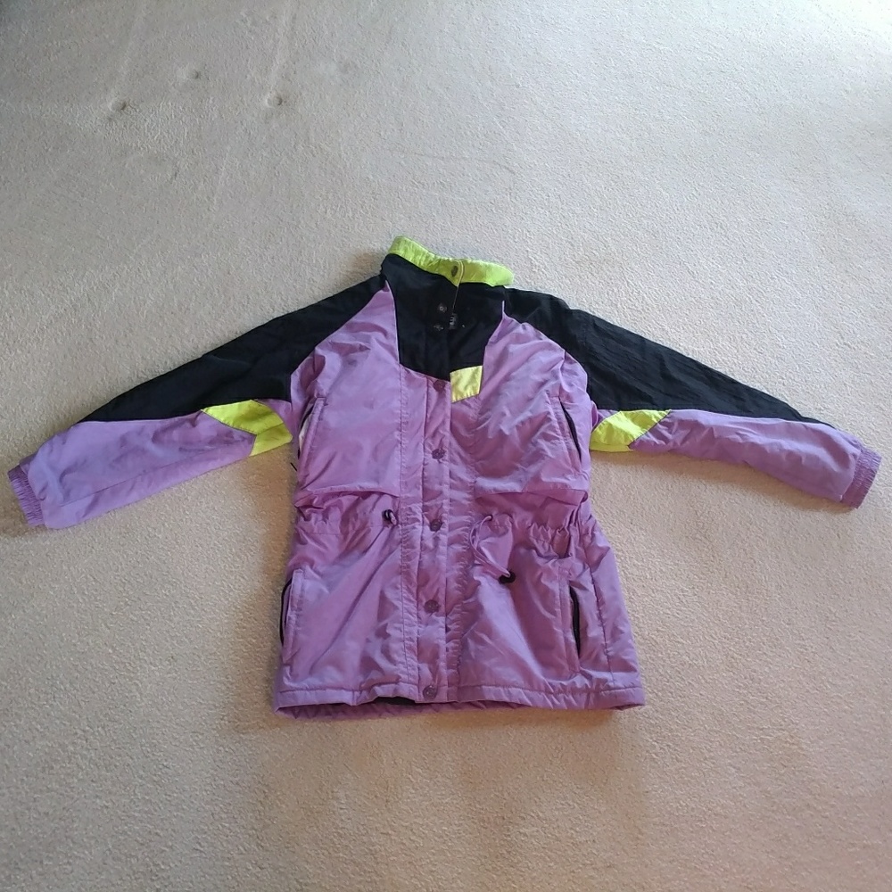 Women's Roffe Sz M Purple Vintage 80s Ski Jacket